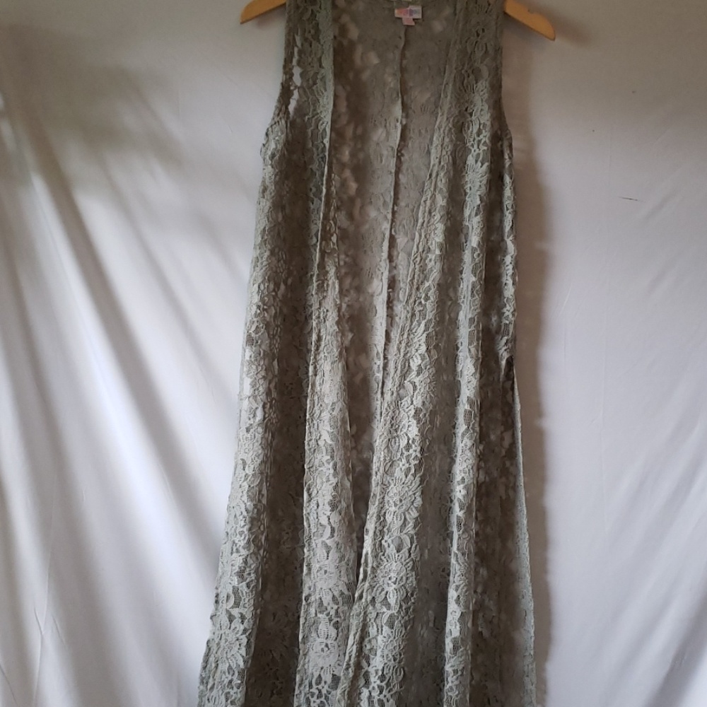 LuLaRoe JOY long vest - Picture 5 of 7
